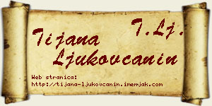 Tijana Ljukovčanin vizit kartica